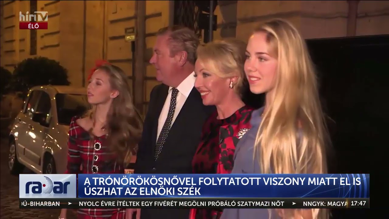 A trónörökösnővel folytatott viszony miatt el is úszhat az elnöki szék - HírTV