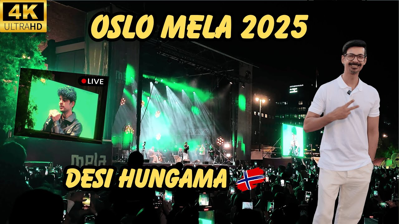 Oslo Mela 2025 | Norway ka Sabse Bada Desi Hungama 🇳🇴 | Food and Concerts-VLOG#2