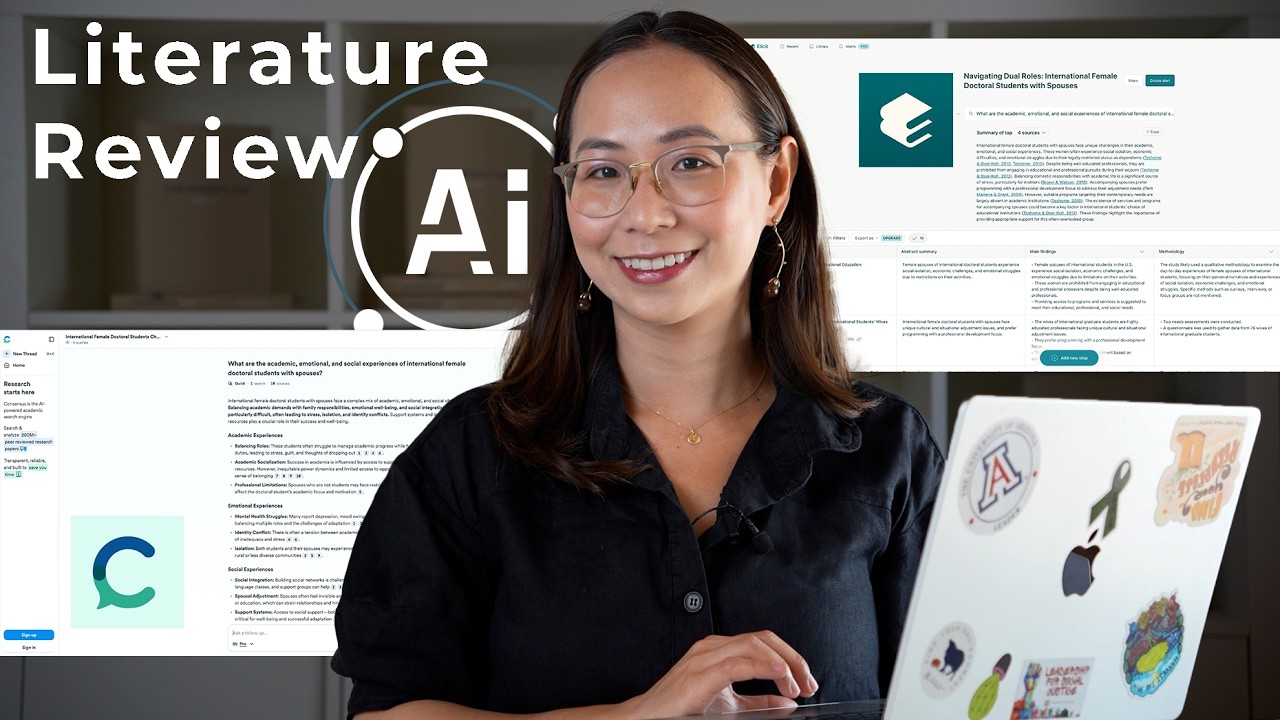 L&agrave;m tổng quan nghi&ecirc;n cứu (literature review) với AI | Academic 102