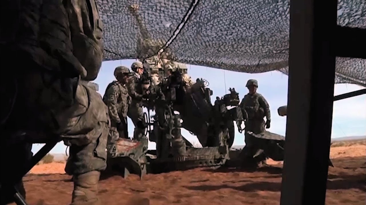 Firing Excalibur Artillery Round