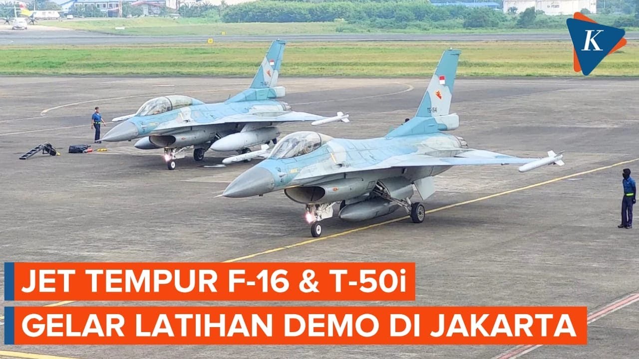 Melihat Latihan Jet Tempur TNI AU Jelang Atraksi di Upacara Kehormatan Militer