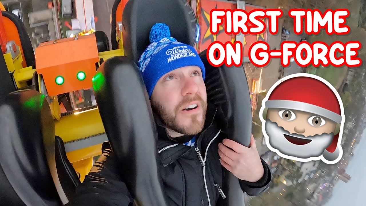 G-Force  KMG Speed!! Bognor Regis Festive Fun Fair Vlog  2022 - ICE Skating on the Prom