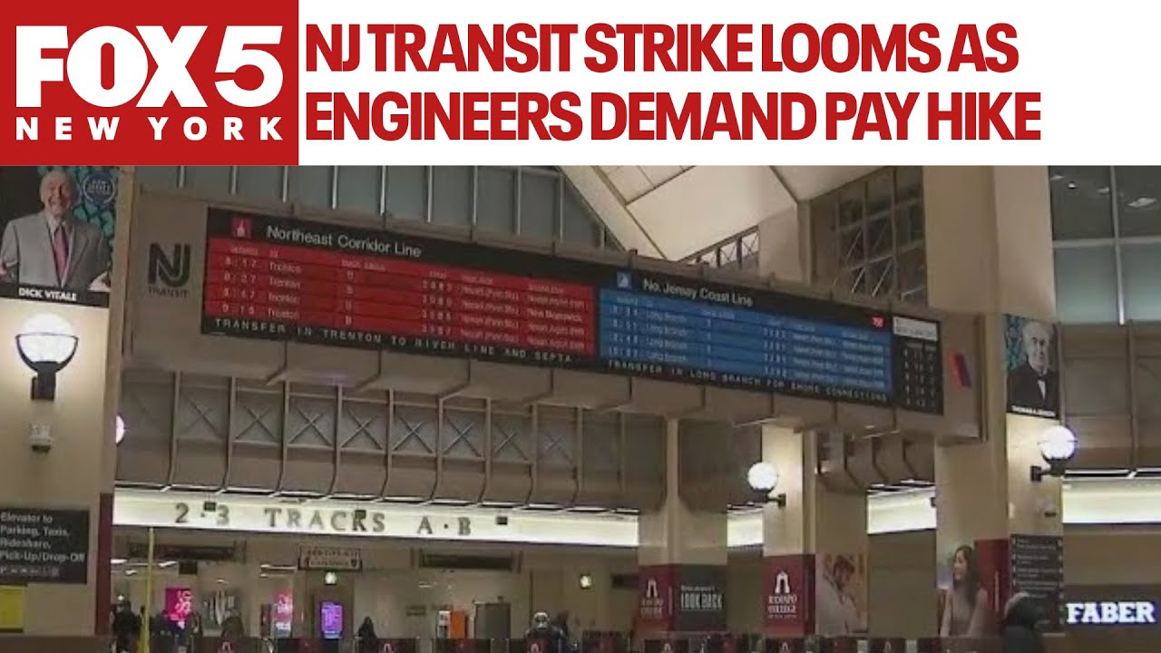 NJ Transit strike looms as engineers demand pay hike