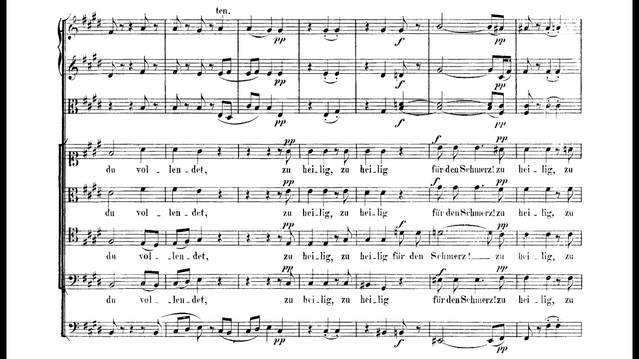 Ludwig van Beethoven -  Elegischer Gesang, Op. 118