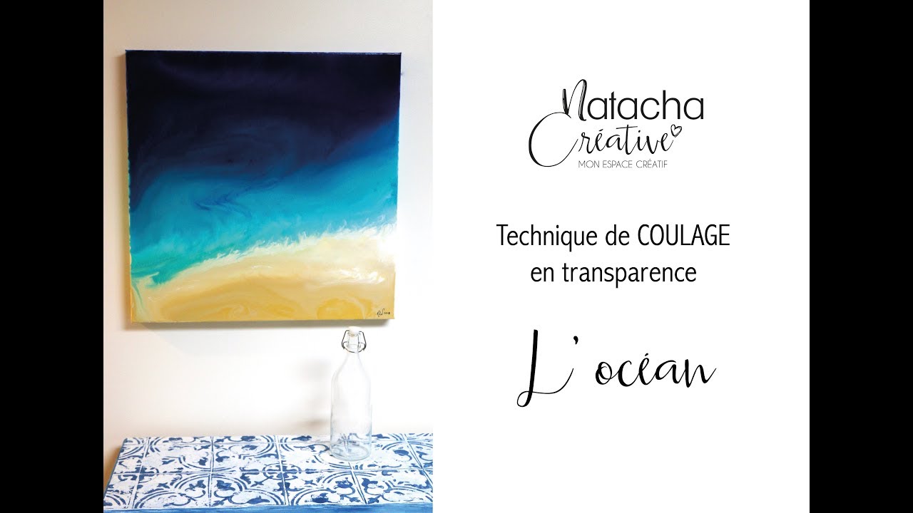 Technique de coulage en transparence de style Bord de mer