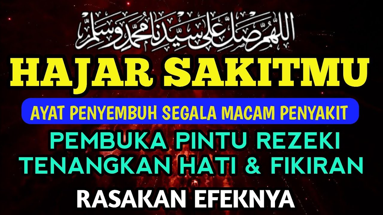 DOA PENYEMBUH SEGALA PENYAKIT, INSYAALLAH SAKIT DITUBUHMU SEMBUH | BY ALAA AQEL