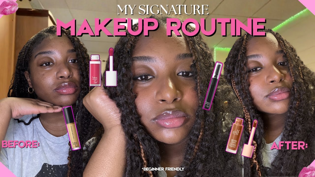 My Signature Makeup Routine| beginner friendly * || Ra’Nya Chanelle 