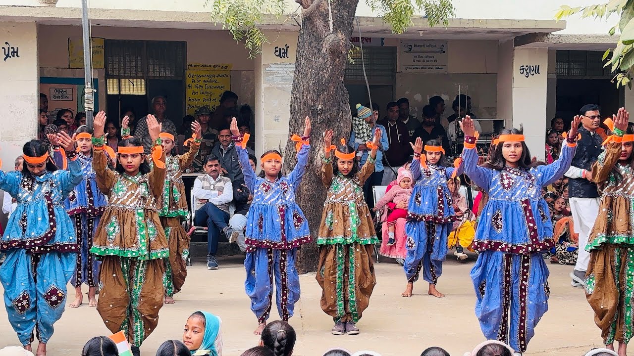 ✨ Dwarika no nath Gujarati song dance school | Laalo | school dance Gujarati #dance #youtube #shorts