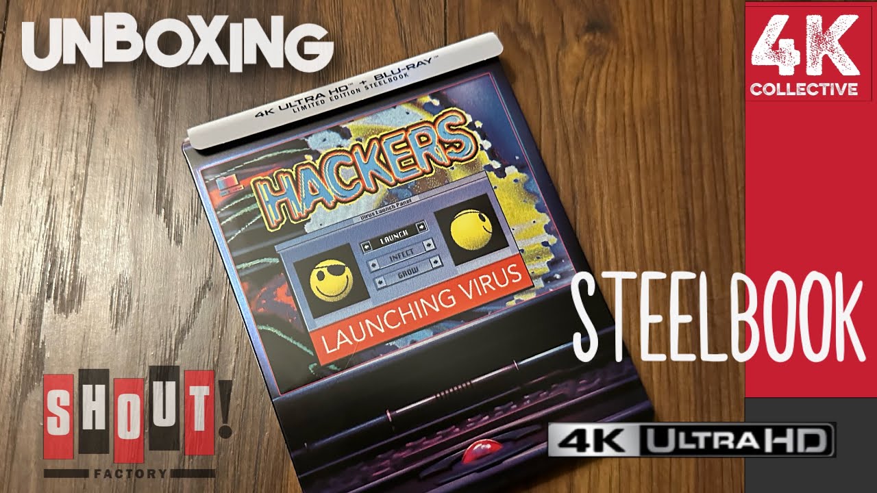 Hackers 4K UltraHD Blu-ray Best Buy exclusive steelbook unboxing