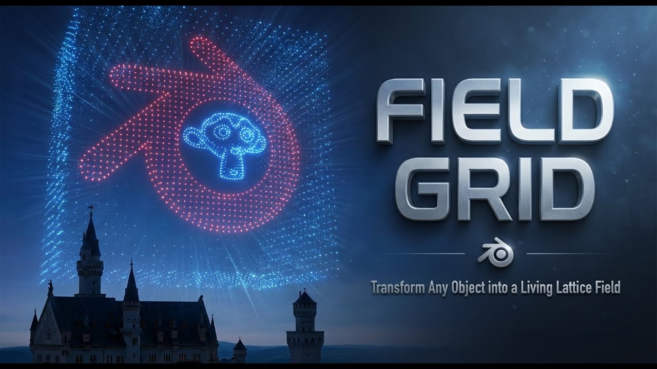 Field Grid v1 Blender Extension Tutorial