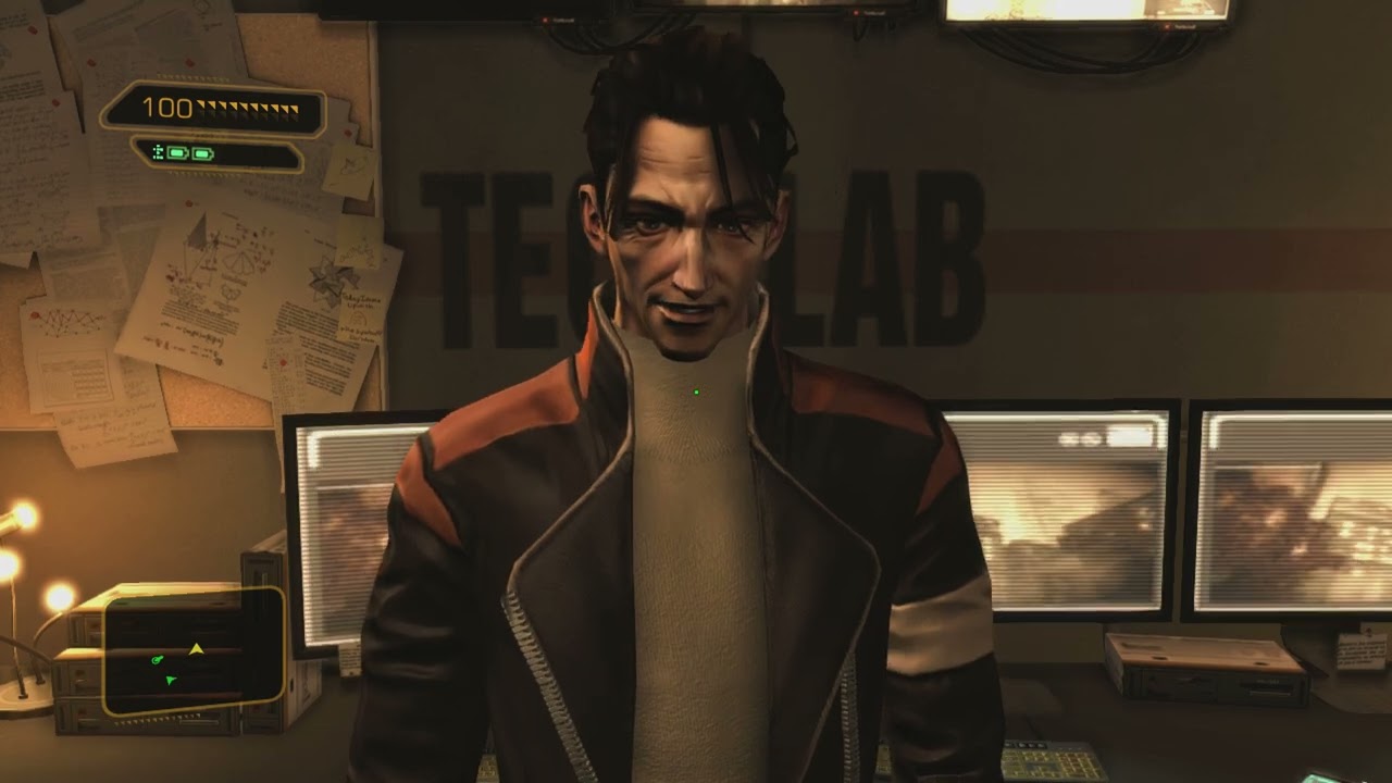 Deus Ex Human Revolution - M1: Meet with Frank Pritchard In The Lab (Confront Choices) Final Fantasy