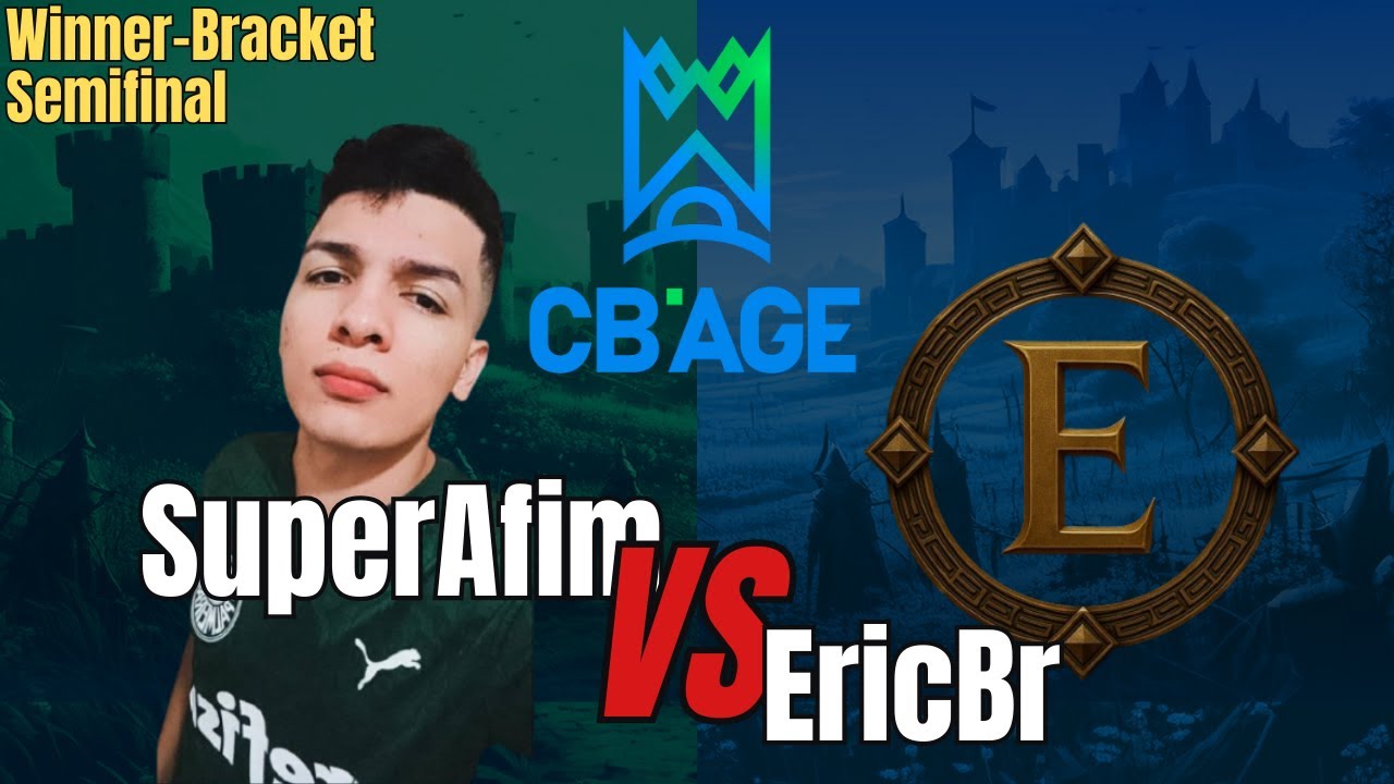Cl&aacute;ssico Mythologico! - EricBR x SuperAfim - Campeonato Brasileiro - Age of Empires 4