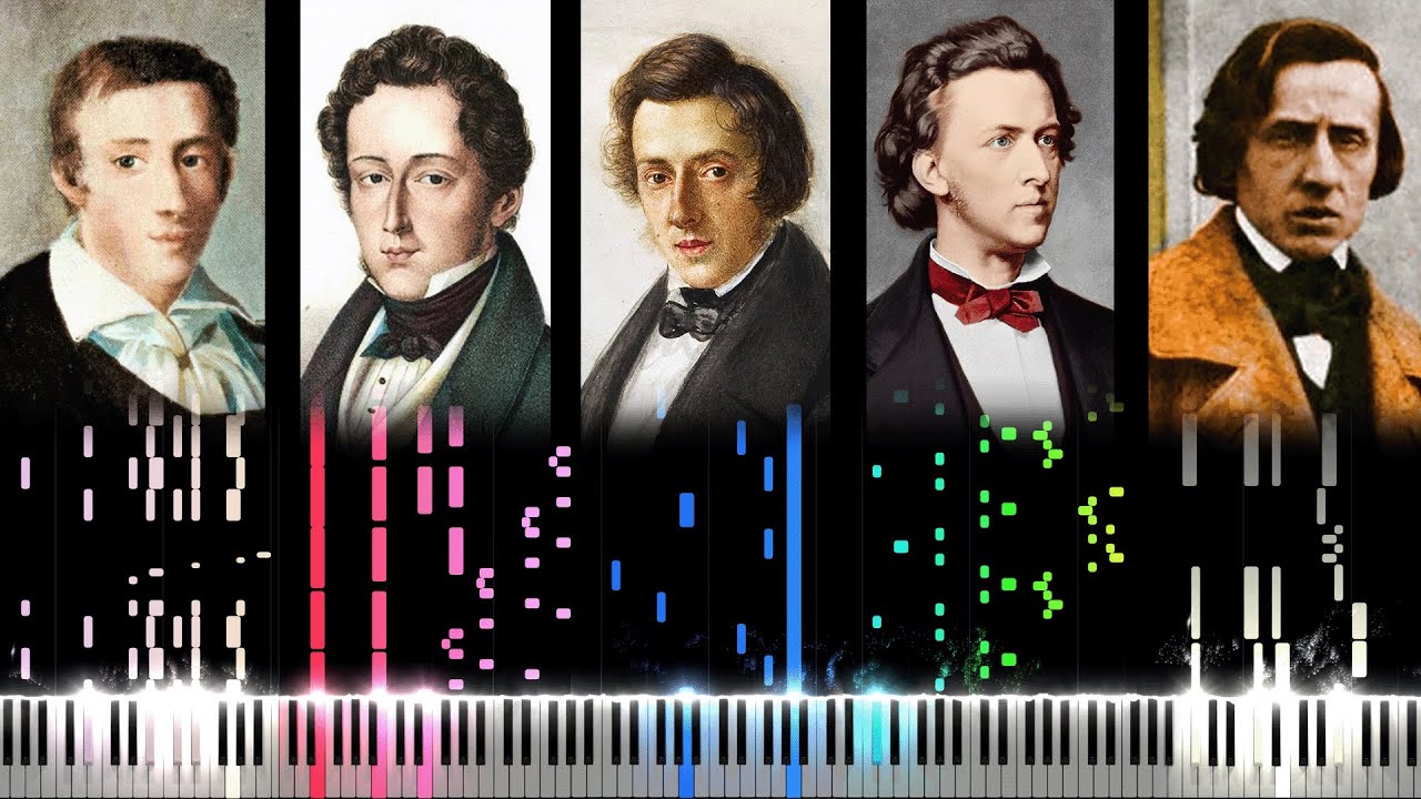 The Evolution of Chopin's Music (From 7 to 39 Years Old)