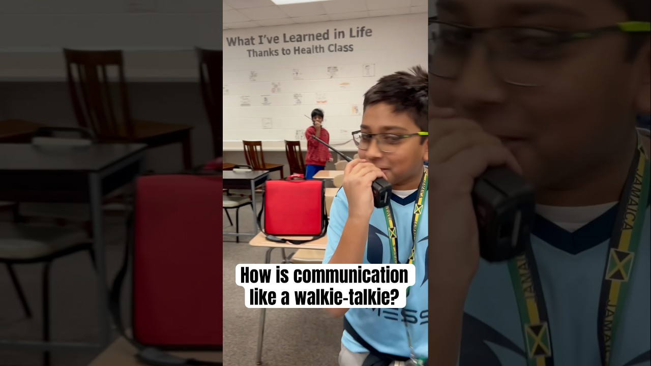Social Health Similes: Communication is like a walkie-talkie? 🗣️ #SEL #mindfullearning