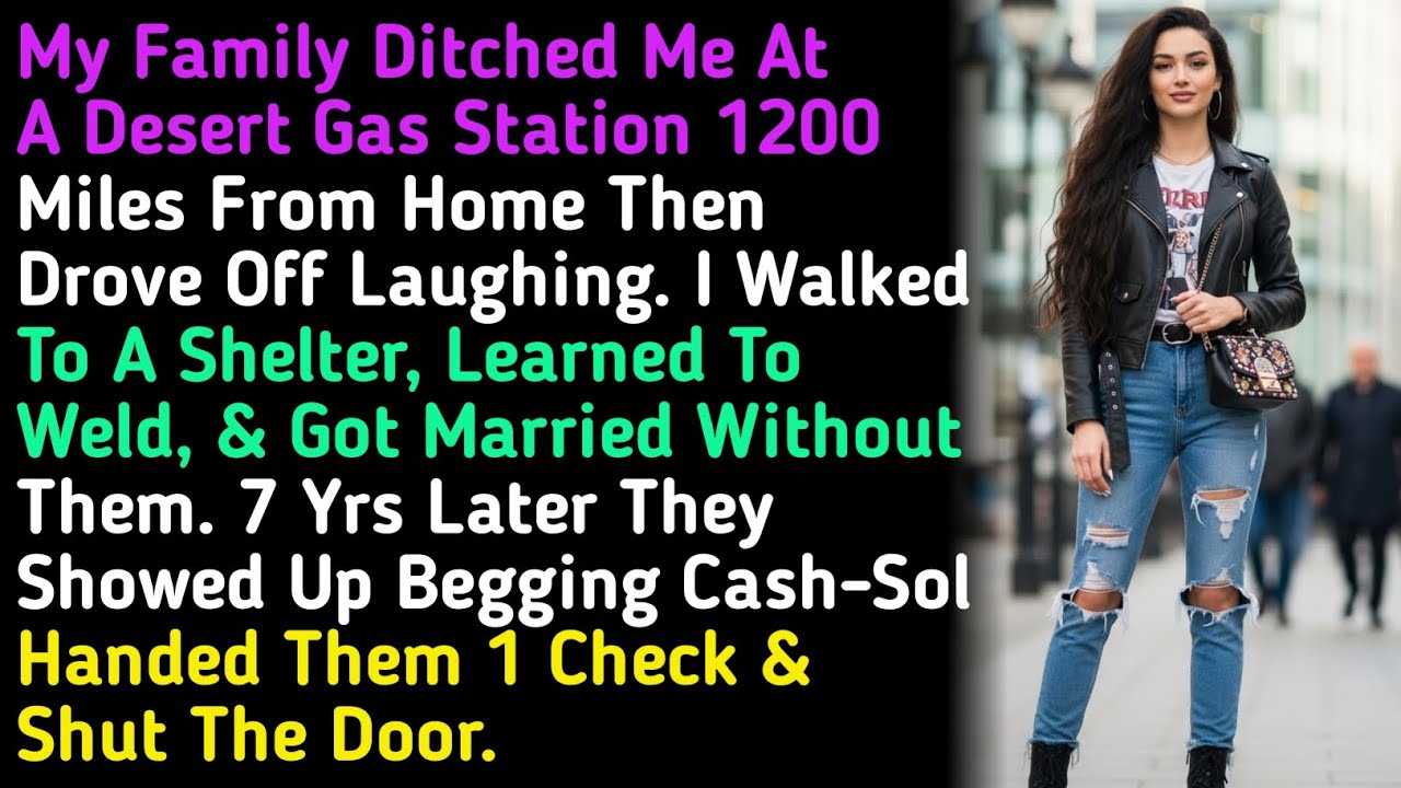 My Family Ditched Me At A Desert Gas Station 1200 Miles From Home Then Drove Off Laughing. I Walk...