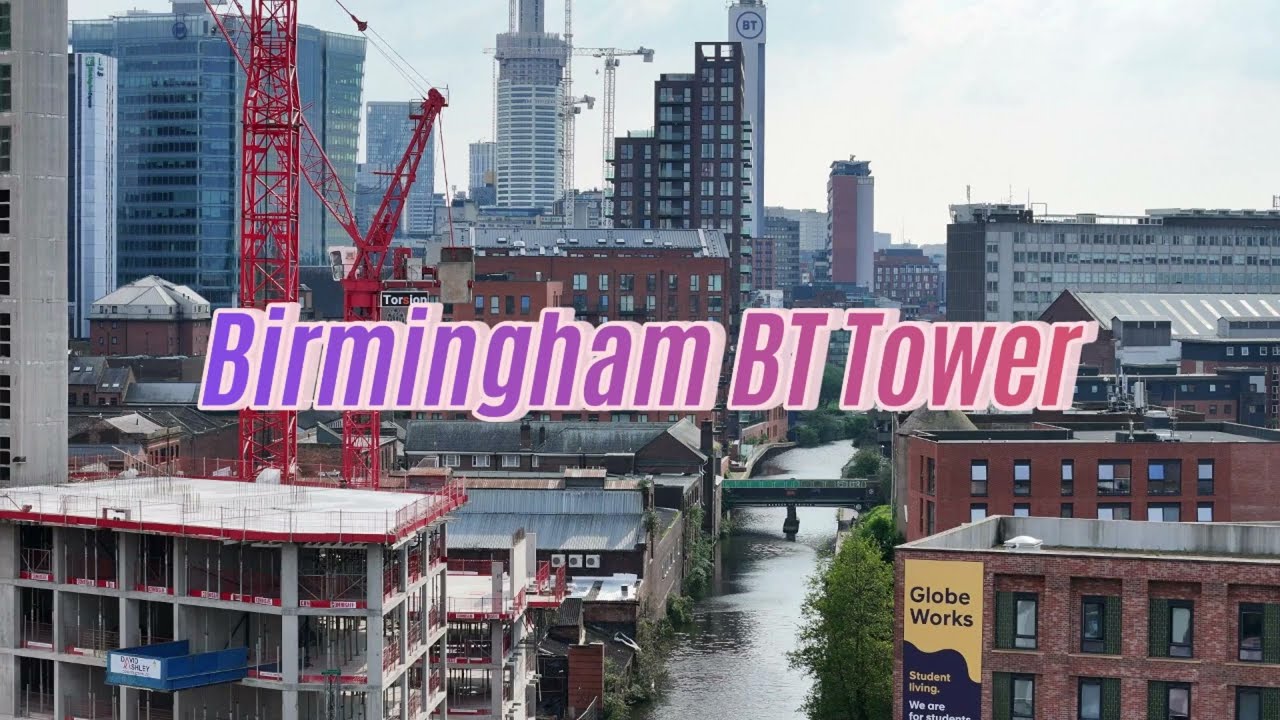Birmingham BT tower | 4k Drone View