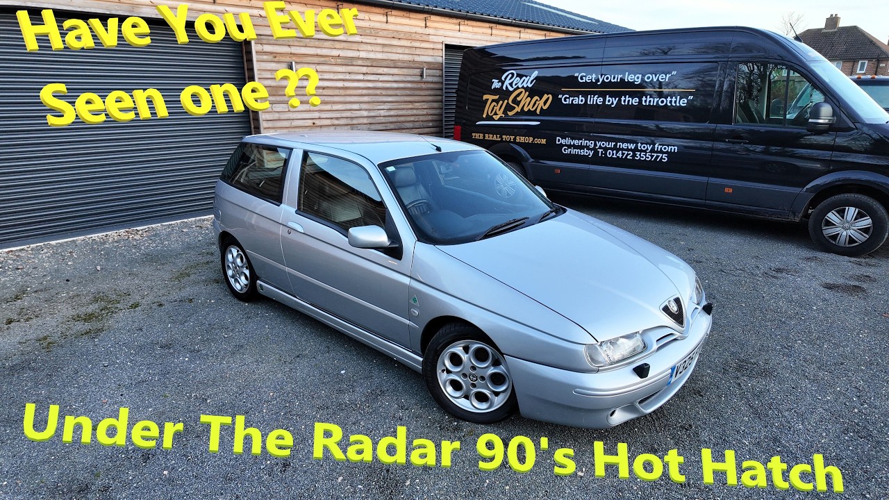 Hidden gem, Rare Alfa Romeo 145 Cloverleaf + MOMO Leather! Sports exhaust Start up