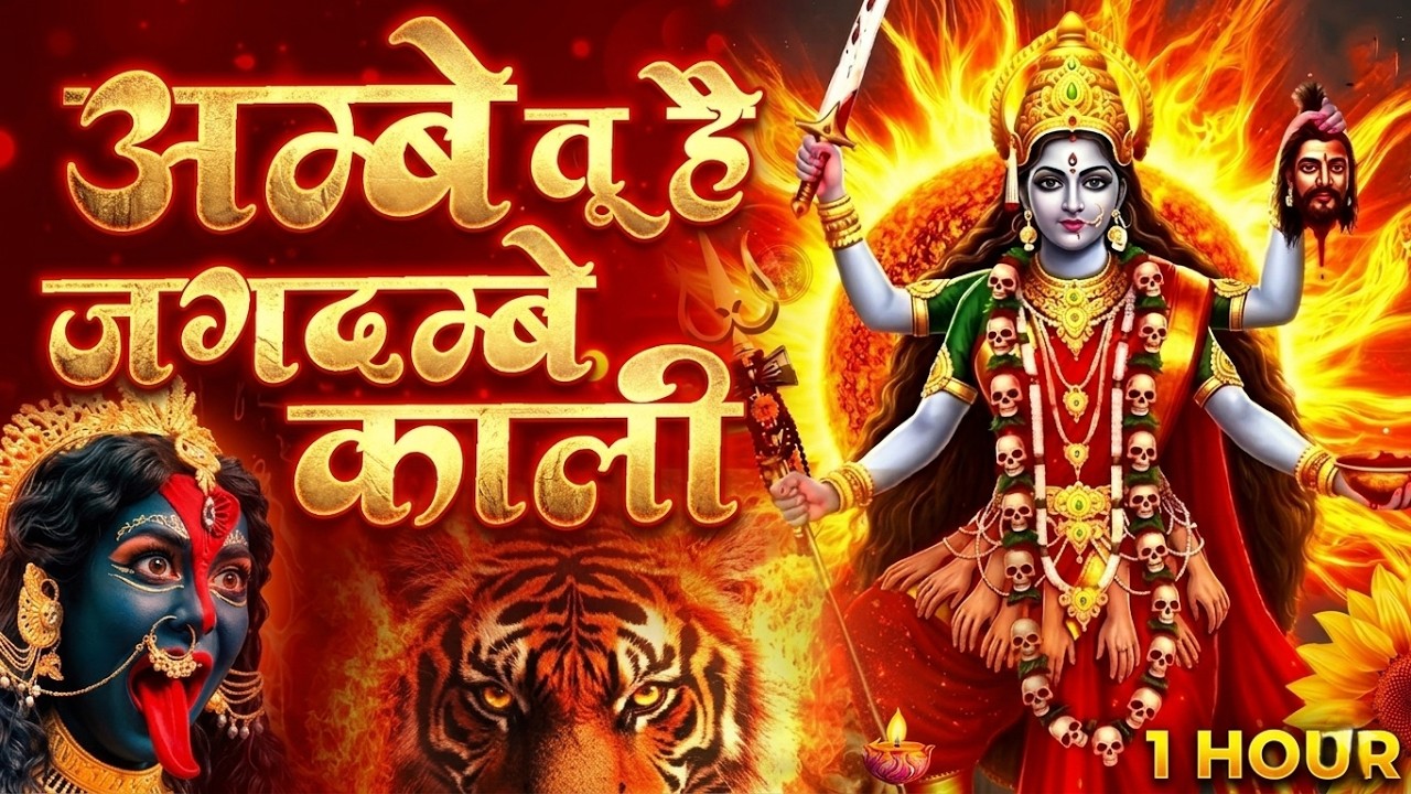अम्बे तू है जगदम्बे काली |Jai Ambe Jagdambe Kali | Jai Durge Khappar Wali | Maa Kali Bhajan 🙏 bhajan