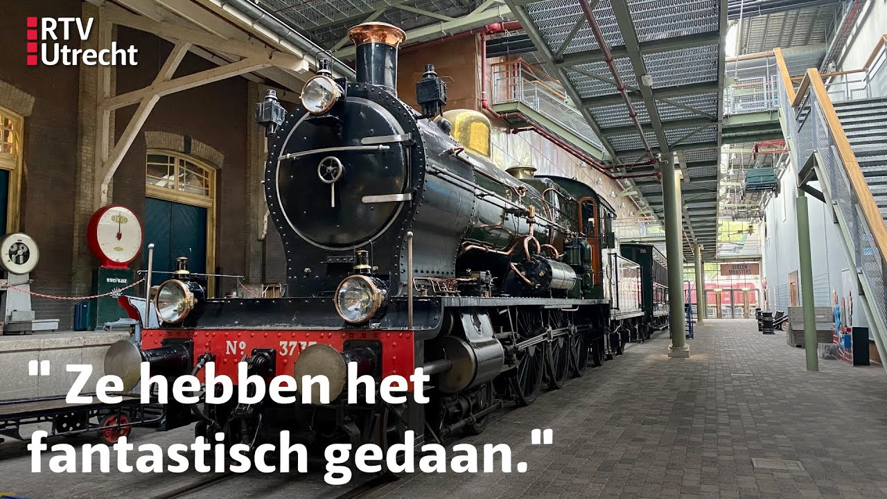 Locomotief uit Utrechts Spoorwegmuseum wordt nagemaakt. | RTV Utrecht