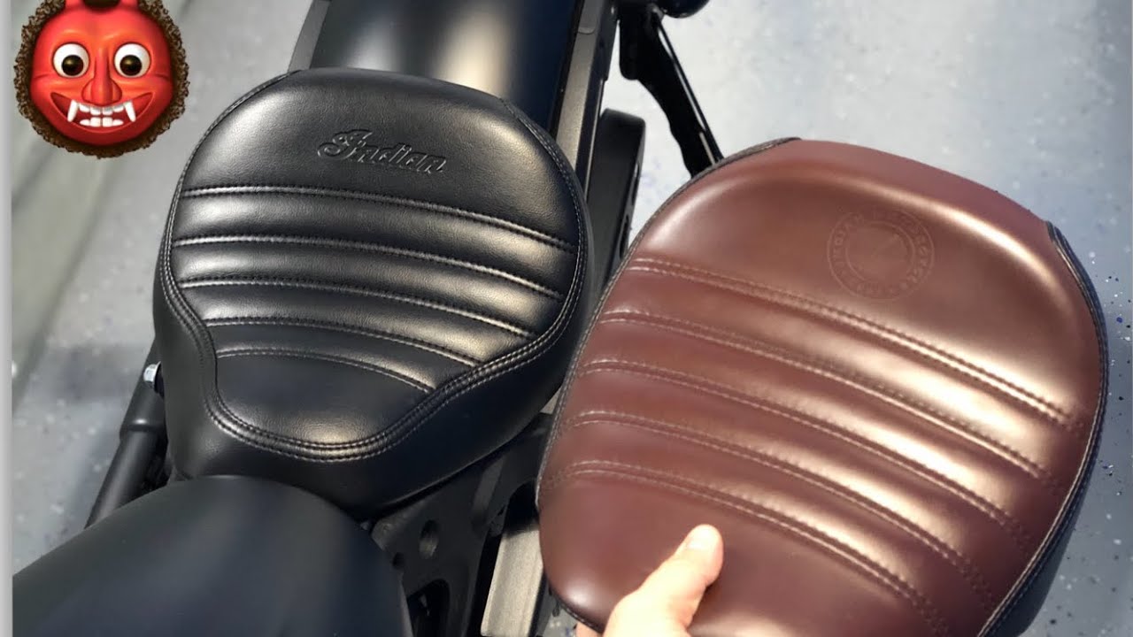 Indian Scout Bobber Comfort Seat! Major Upgrade!!