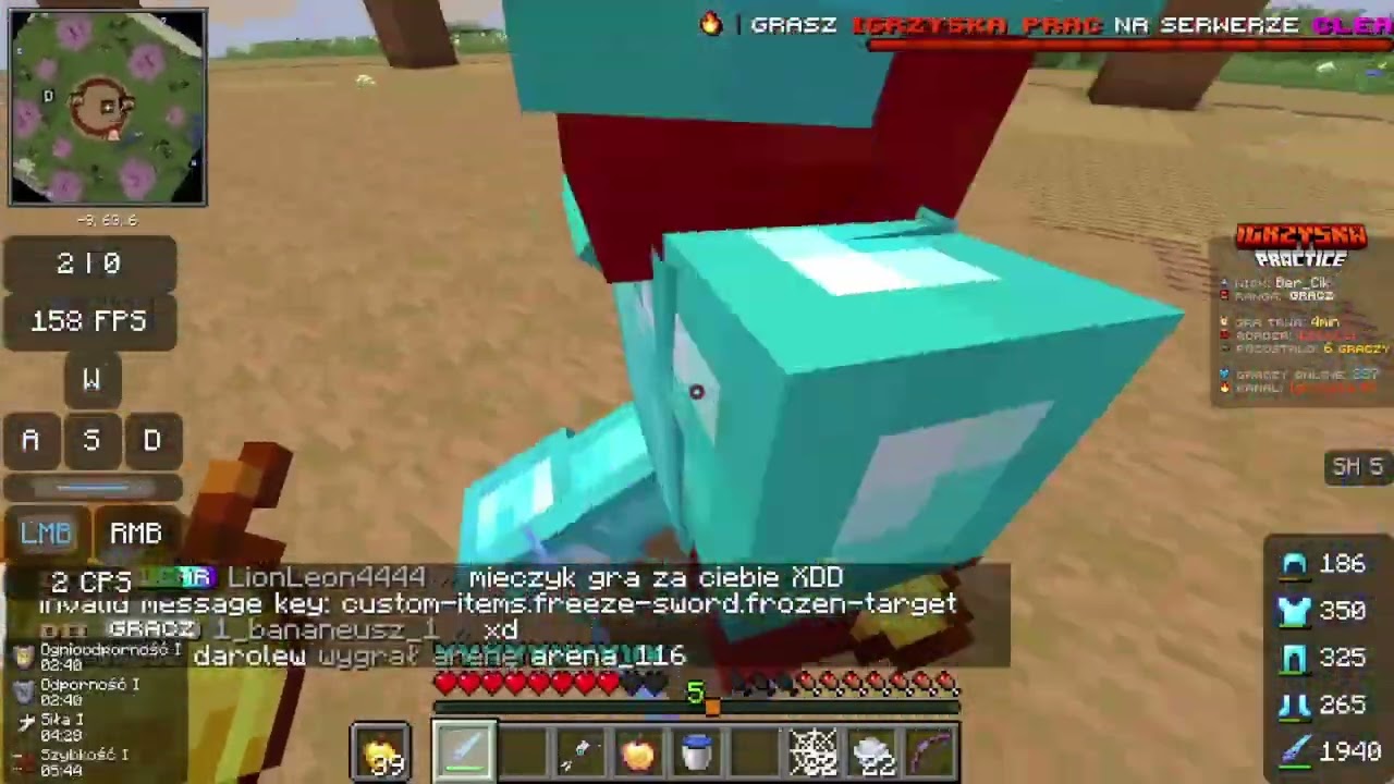 6 odcinek z Minecraft PVP🥰utrzymujemy passę zwycięstw🤔
