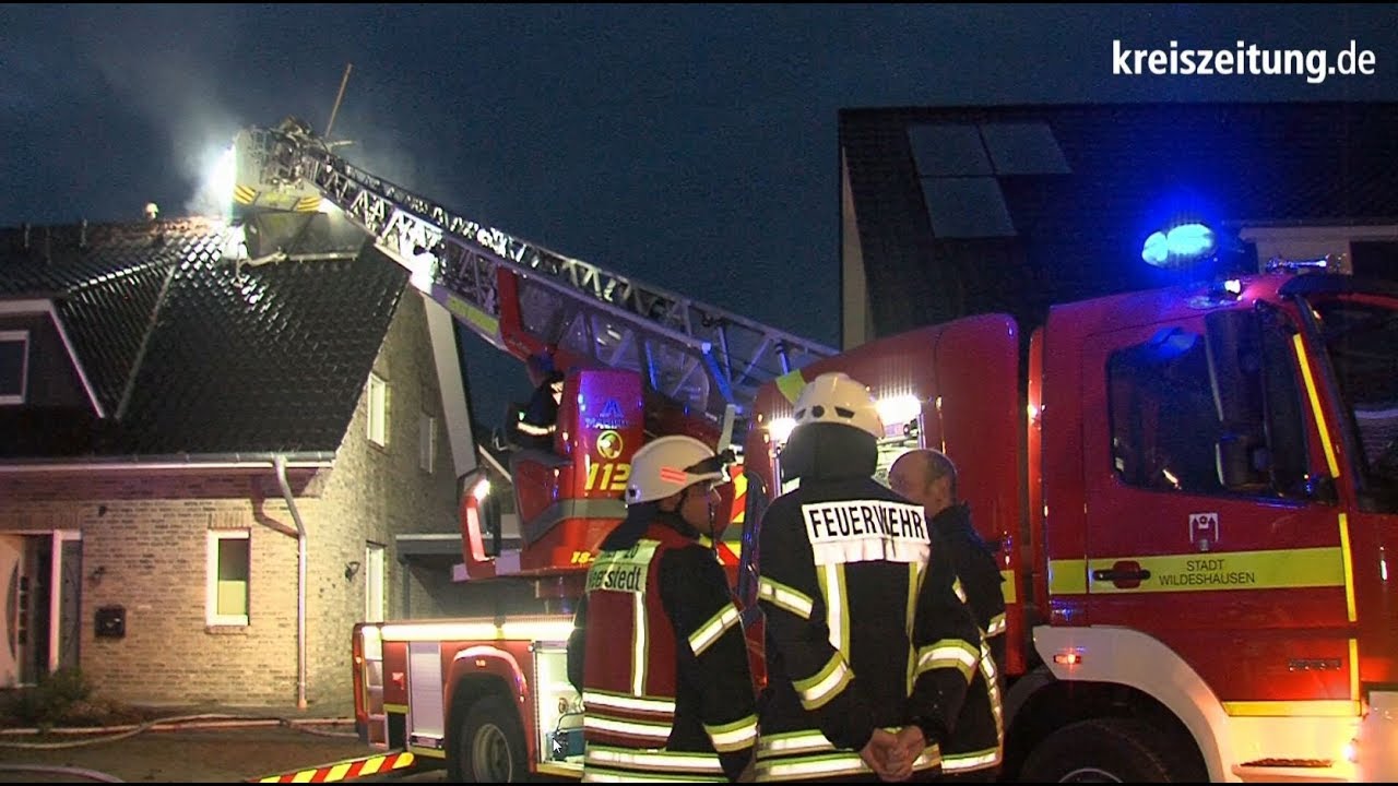 Dachstuhlbrand in Wildeshausen