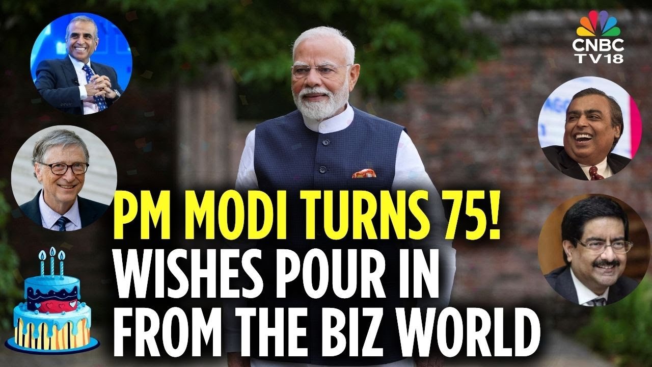Top Business Leaders Pay A Tribute To PM Modi At 75 | PM Narendra Modi's Birthday | N18V | CNBC TV18