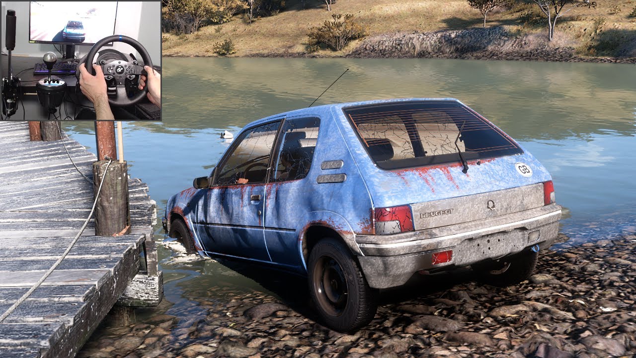 Rebuilding a Peugeot 205 - Forza Horizon 5 (Steering Wheel + Shifter) Gameplay