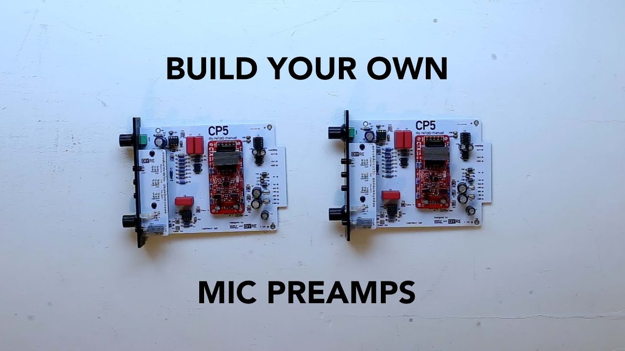 I built a mic preamp (DIYRE CP5)