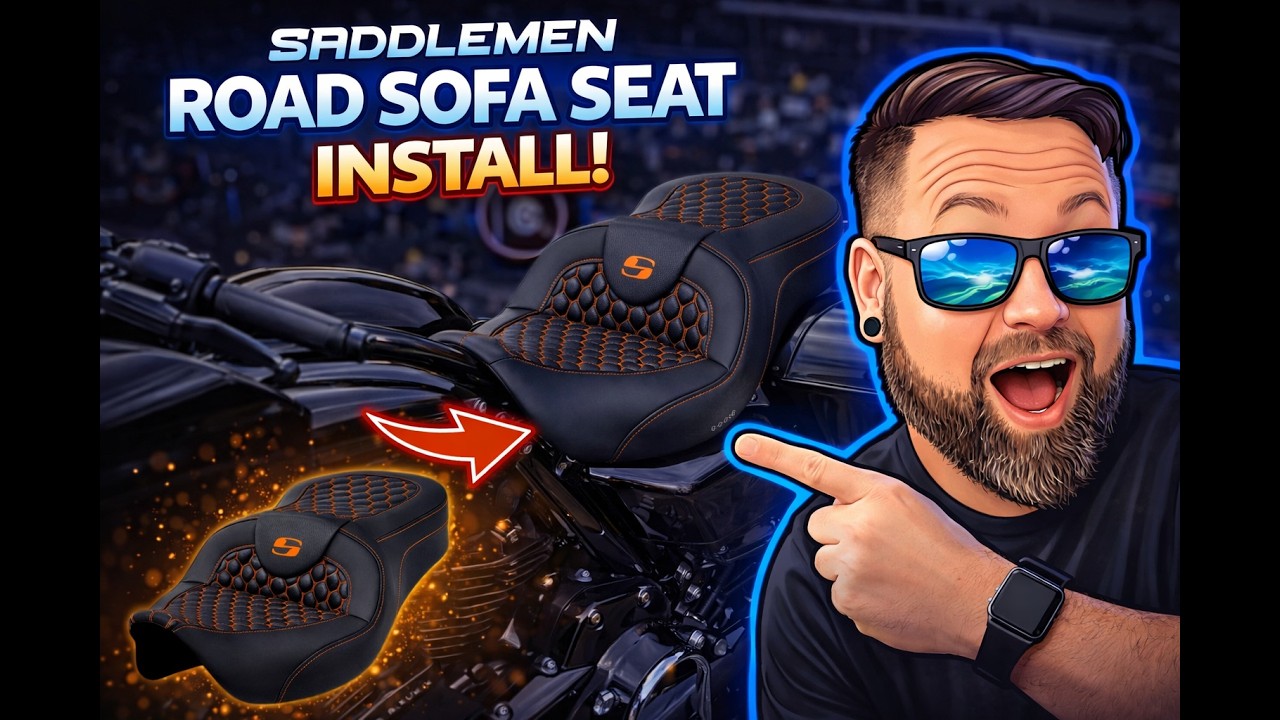 From Stock to Sofa: Installing Saddlemen’s Road Sofa on My 2025 Road Glide