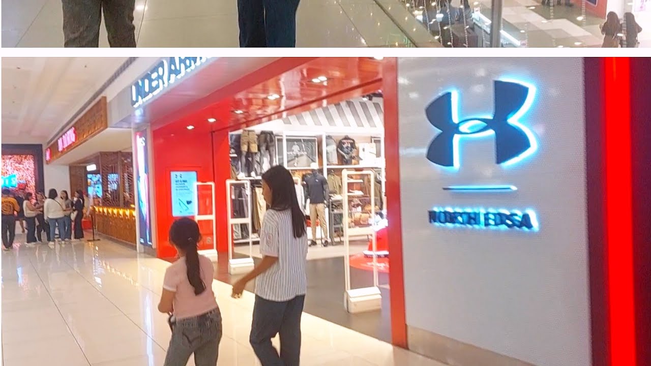 WALKING,WINDOW SHOPPING WITH NIECES AT SM NORTH EDSA PHILS | DaveMar TV epi.98 prt.1