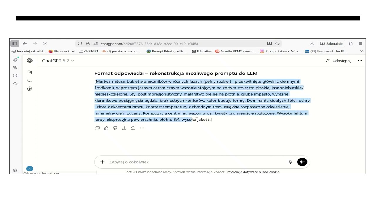 5a. Inżynieria wsteczna promptu. Obraz 
