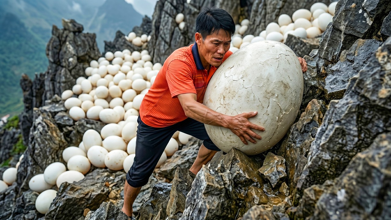 Harvesting 10,000 Large Duck Eggs Goes To the Village Market for Sell &ndash; Built a Fence for the Farm