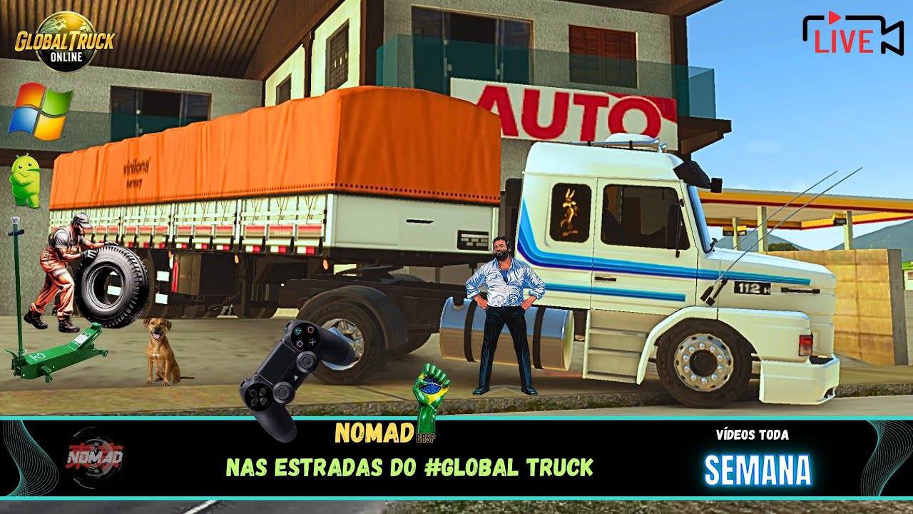 Nas estradas da br 🎮01 #globaltrucksimulator 