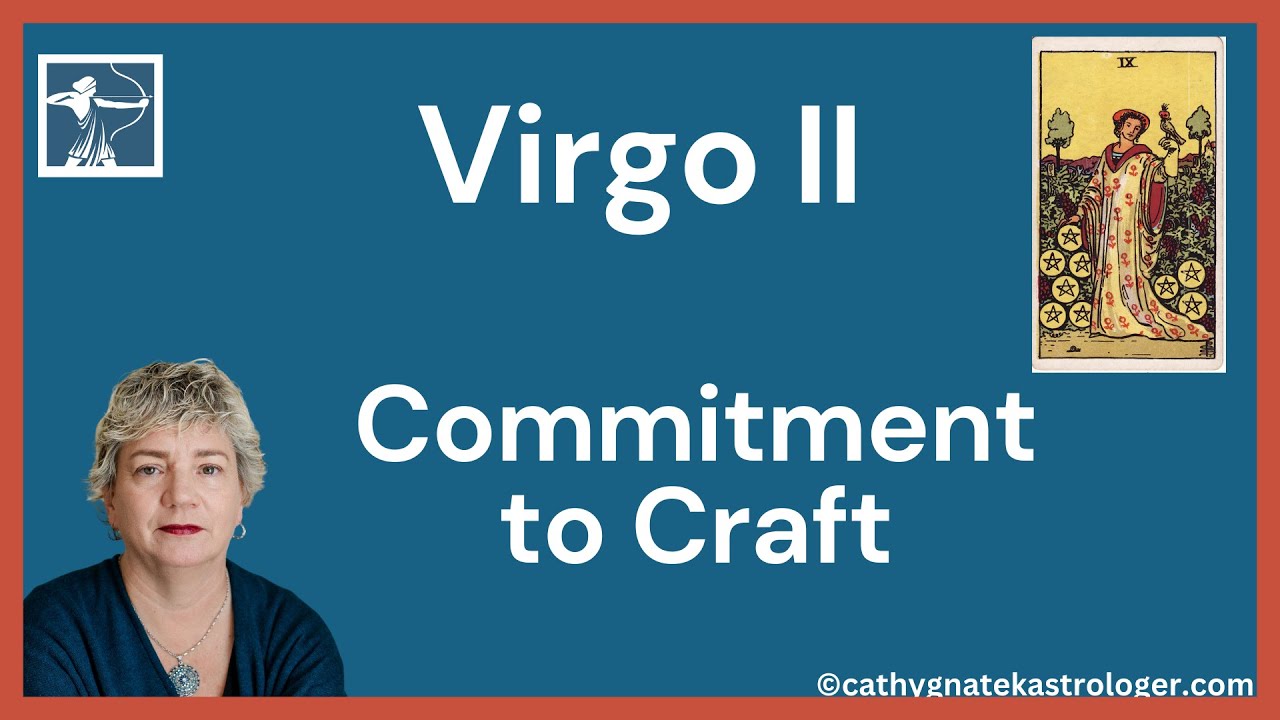 Virgo II 36 Decans  Astrology  Tarot  9 of Pentacles