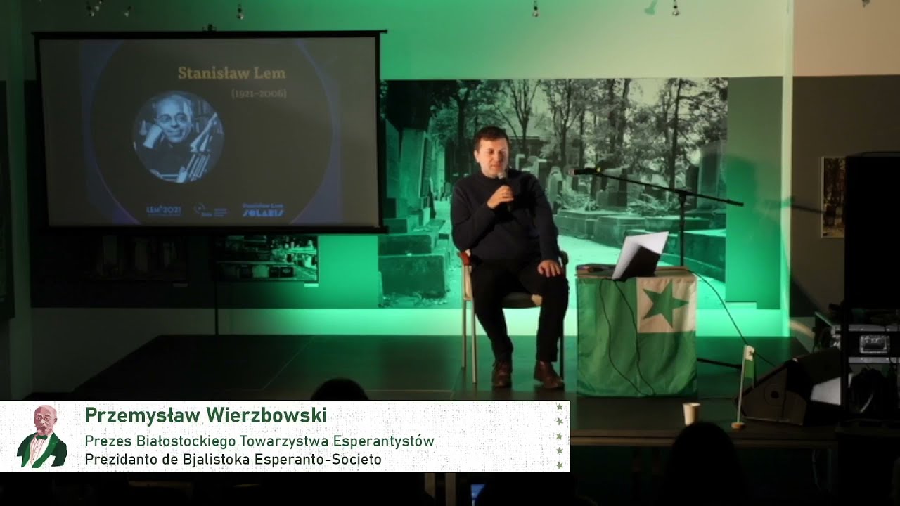 Przemysław Wierzbowski: prezentacja esperanckiego przekładu “Solaris” Stanisława Lema