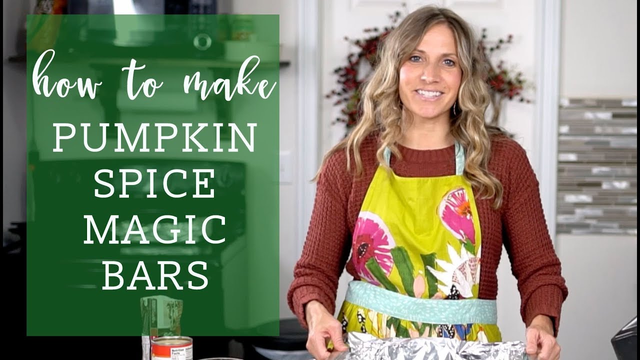 How to Make Pumpkin Spice Magic Bars {Recipe Video}