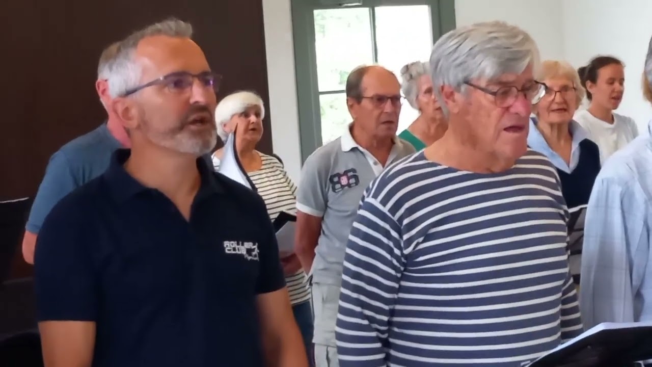 Les Gabiers du Passage, répétition
