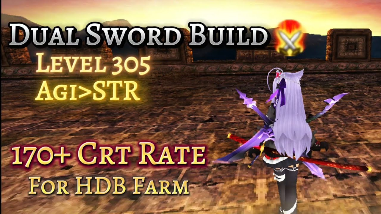 Toram Online - Simple but Deadly Dual Sword Build (AGI/STR) Lv305 | Build + Gameplay