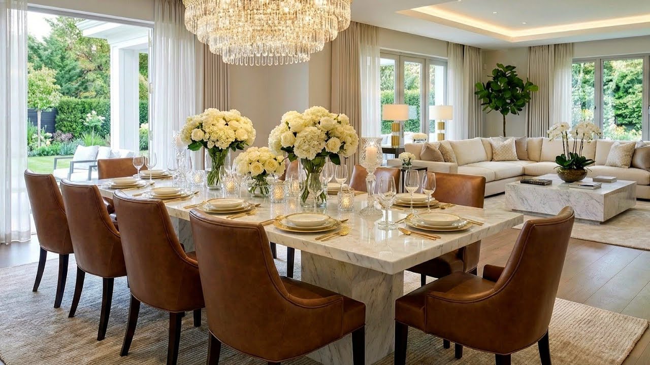 Modern Dining Room Design Trends 2026 | Luxury Home Interior Design & Stylish Dining Table Ideas