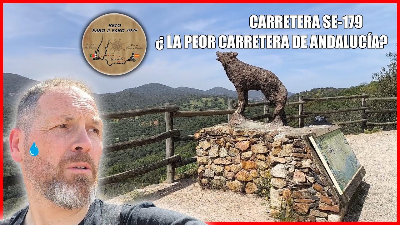La PEOR CARRETERA para MOTO está en ANDALUCÍA- DIA 3 - RETO FARO A FARO - #yamaha #fz6 #viajarenmoto