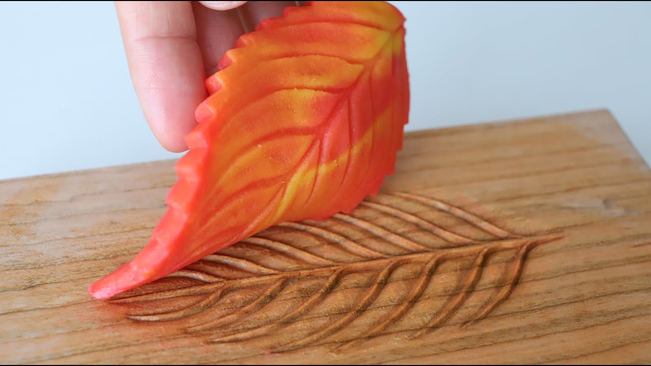 How to make Wagashi Autumn Leaves Nerikiri Candy