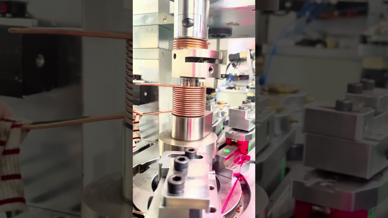 US-850 Edgewise Flat Copper Coil Winding Machine | Precision Winding for EV & Transformer Coils #cnc