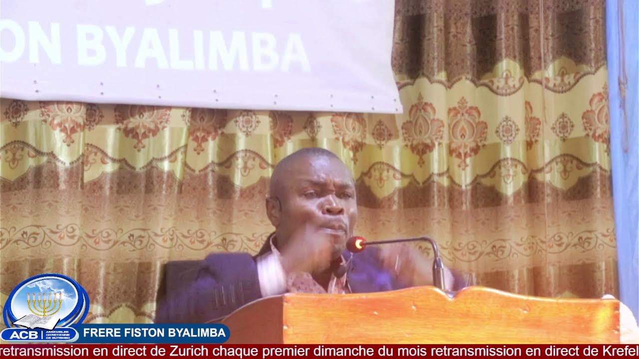 CULTE DU VENDREDI 16.01.2026 AVEC LE FRERE FISTON BYALIMBA