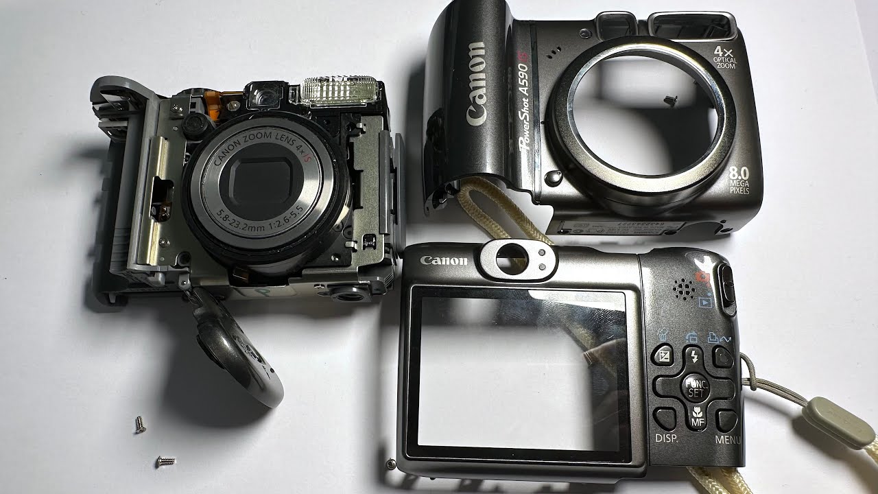 Canon PowerShot A590 IS Disassembly