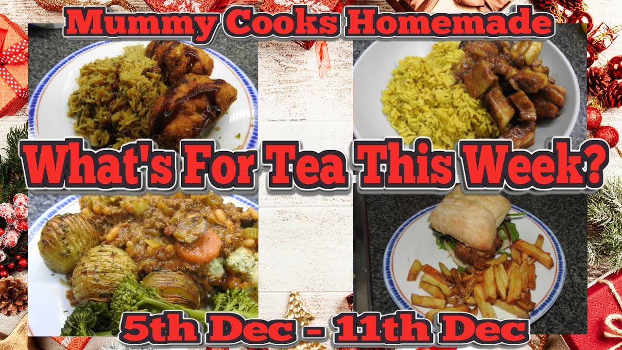 What's for tea this week? (12th Dec - 18th Dec) 2022 | 12 Days Of Christmas
