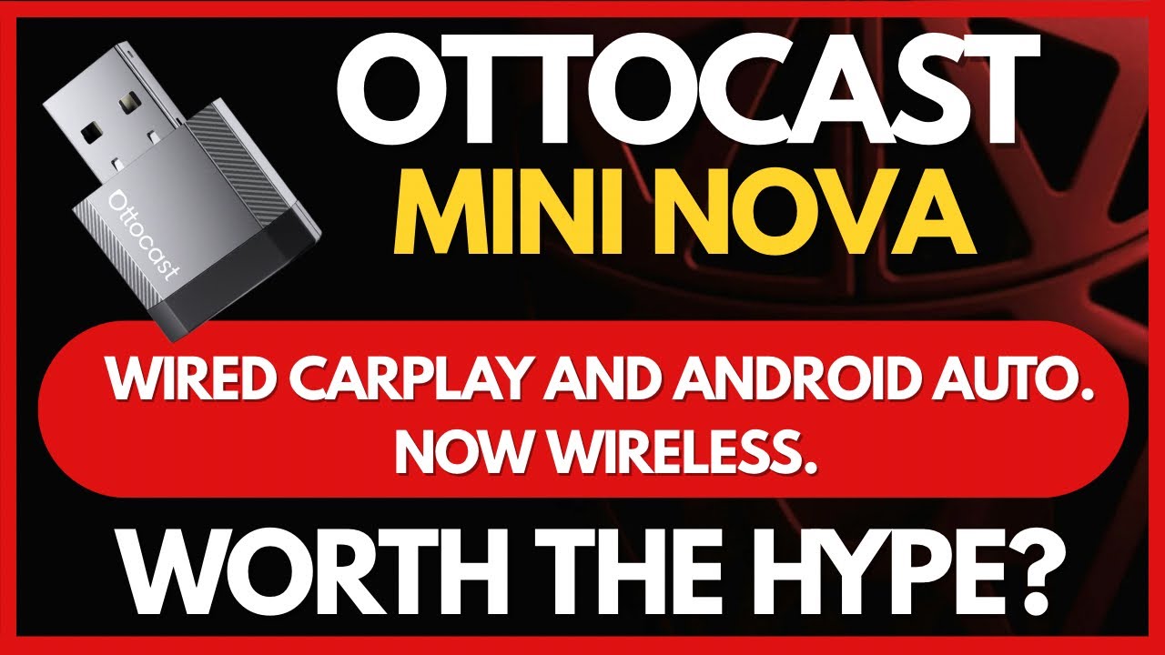 OTTOCAST MINI NOVA: ПРОВОДНЫЕ CARPLAY И ANDROID AUTO ТЕПЕРЬ БЕСПРОВОДНЫЕ