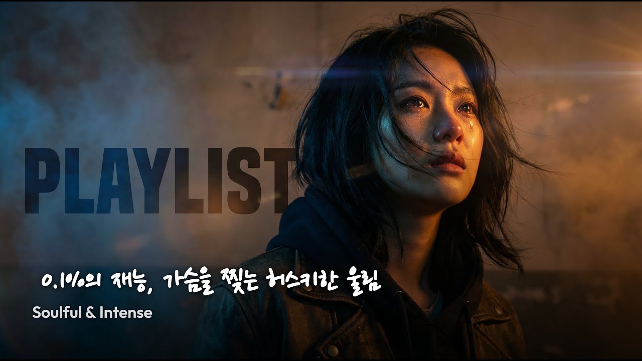 0 1%의 재능, 가슴을 찢는 허스키한 울림 #playlist #격정발라드 #허스키보이스  #감성플레이리스트