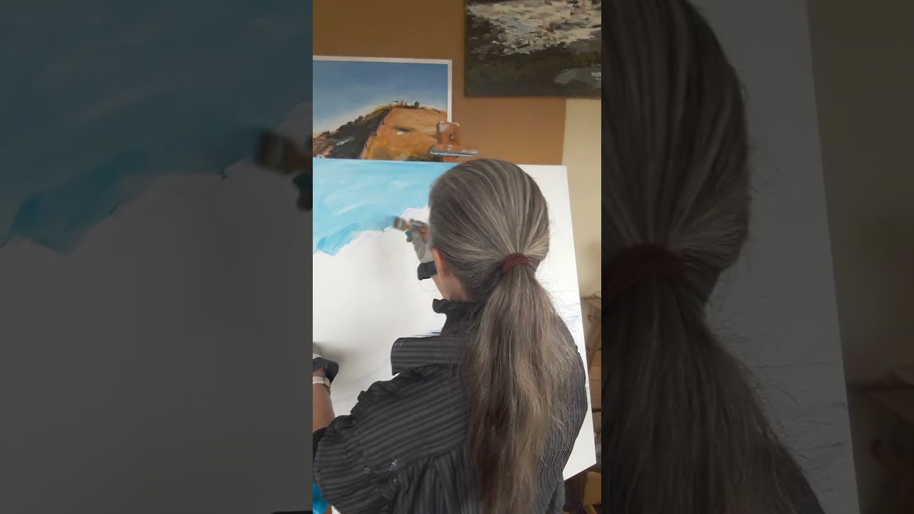 Aus dem Atelier: Neues Bild - Primatura - 100x120cm