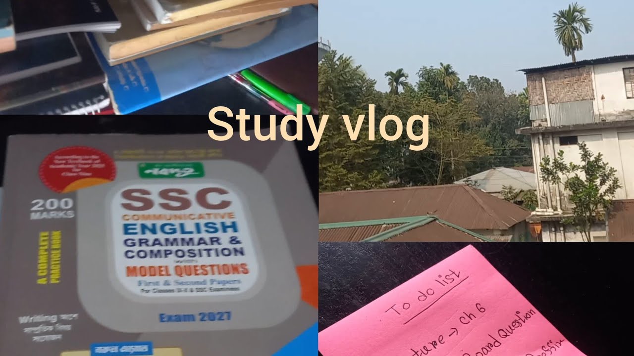 My first study vlog 💖💖💞💘